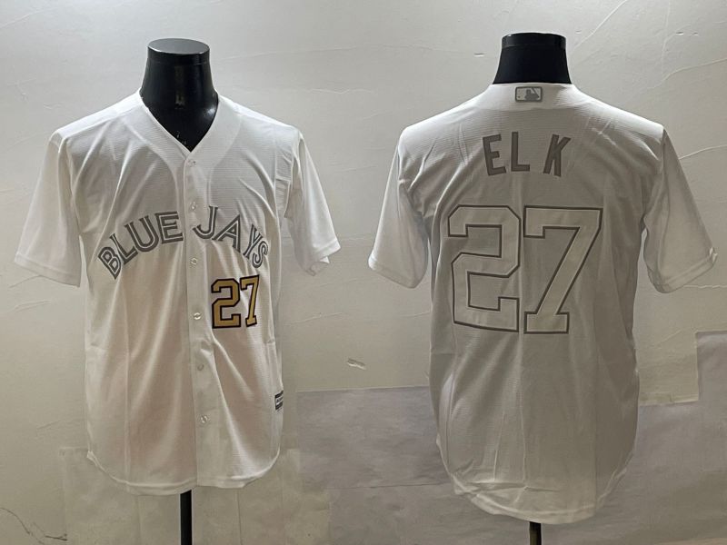 Men Toronto Blue Jays #27 El K White Game 2025 Nike MLB Jersey style 7->toronto blue jays->MLB Jersey